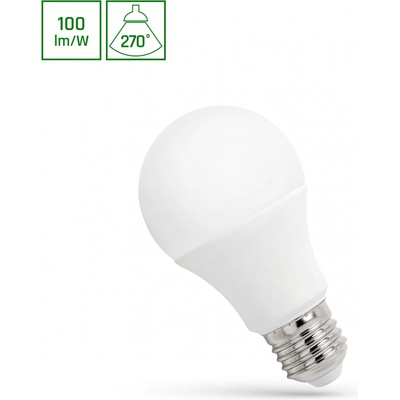 Spectrum LED E27 LED žiarovka 9W, A60 Teplá biela