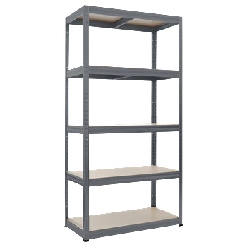 Image 1 of Carmen Метален стелаж Carmen Star (180x90x45cm) - Сив (3580506)