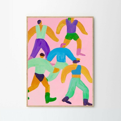 Moikka Plagát Walk the Walk by Lise Uhrskov 50x70 cm