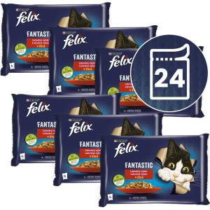 FELIX Капсули FELIX Fantastic с заек и агнешко в желе 24 x 85 г