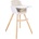 KikkaBoo Стол за хранене 2в1 Woody Beige (31004010081)