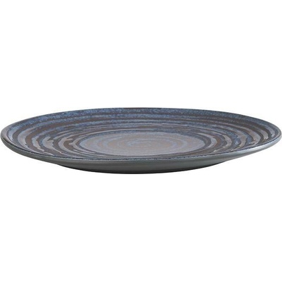 APS Melaminový talíř, 220x20 mm, modrý, šedý 85027