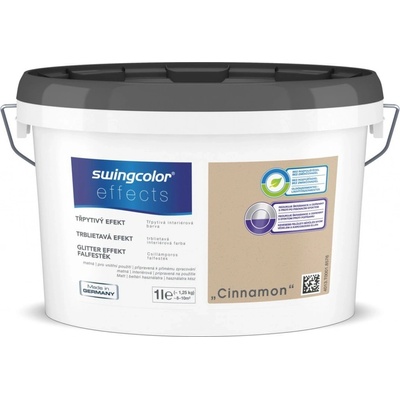 Swingcolor 1 l efektom trblietavým cinnamon matná