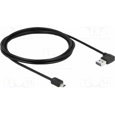Delock 83379 USB 2.0 zlacený 2m černý