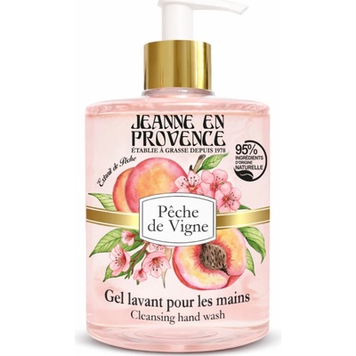 Jeanne En Provence tekuté mýdlo na ruce broskev 500 ml