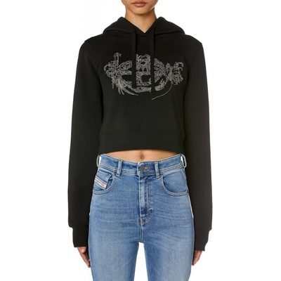 Diesel F-Slimmy-Hood-P9 Sweat-Shirt Black 1