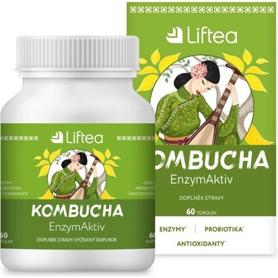 Liftea Kombucha EnzymAktiv 60 tobolek