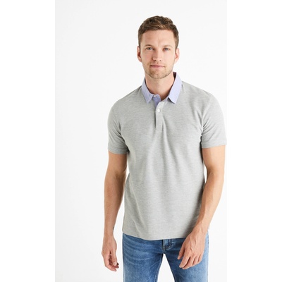 Celio Depetita Поло тениска Celio | Siv | МЪЖЕ | S