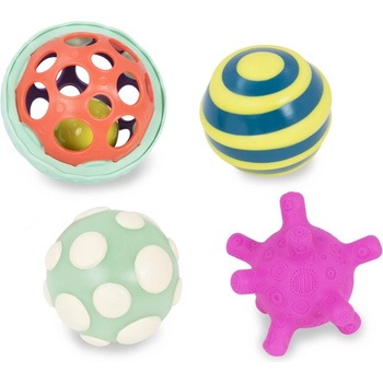 Battat Комплект текстурни сензорни топки Battat - 4 броя (BTBX1458Z)