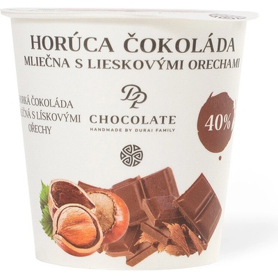 DP Chocolate Tekutá čokoláda v tégliku s lieskovcami 60 g