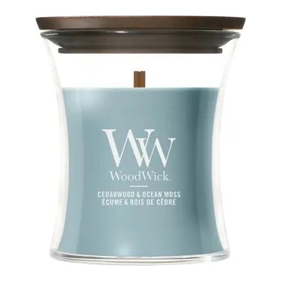 WoodWick Cedarwood & Ocean Moss 85 g
