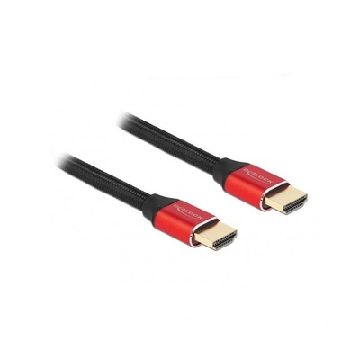 Delock Ultra High Speed HDMI Kabel 48 Gbps 8K 60 Hz rot 0, 5M (85772) (85772)