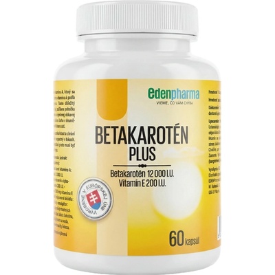 EDENPharma BETAKAROTÉN PLUS 60 kapsúl