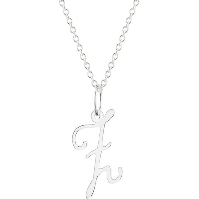 Gemmax Řetízek s písmenem „Z“ bílé zlato GUSWN-42981-25841