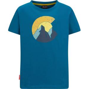 TROLLKIDS Детска тениска Trollkids Kid's Halsafjord T-Shirt - Atlantic Blue - размер 98 (EU) (704-3770-0111)
