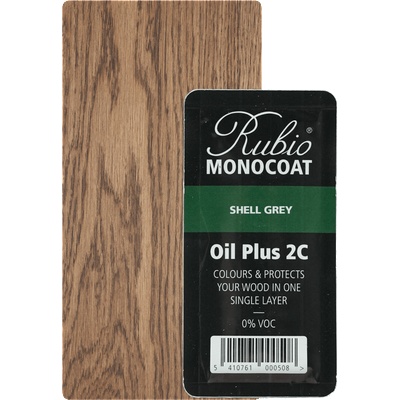 Rubio Monocoat Oil 2C ShellGrey - Двукомпонентно масло за вътрешна употреба 3.5л (6051)
