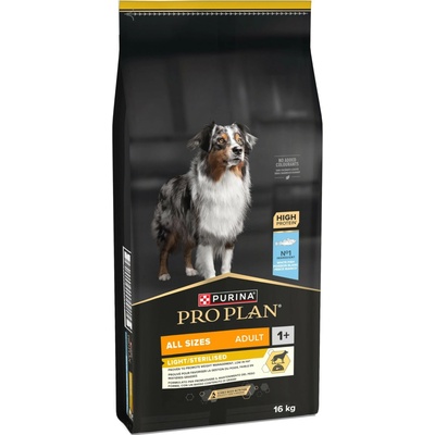 Pro Plan All Sizes Adult Light Sterilised rybie 16 kg