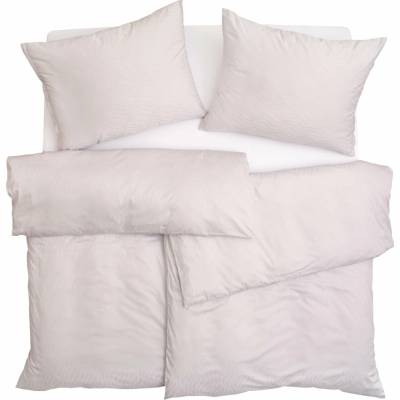 SCANquilt Obliečky elegant plus vlnky krémová 140x220 70x90