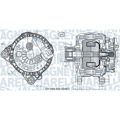 Generátor MAGNETI MARELLI 063731576710