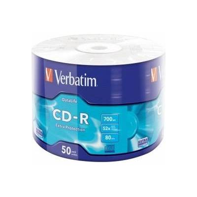 Verbatim CD-R 700MB 52X Extra Protection - 50 бр. (Wrap)