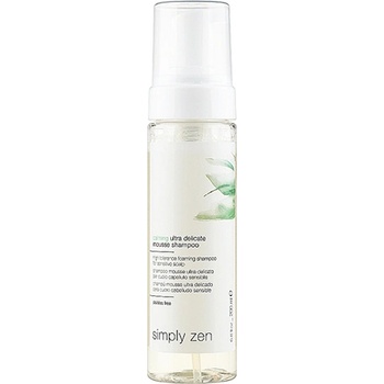 simply zen Calming Ultra Delicate Mousse Shampoo успокояващ шампоан за чувствителна кожа на скалпа за жени 200 мл