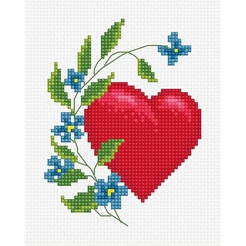 Luca-S Валентинка - гоблен със схема b1060