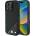 BMW M Perforated Tricolor Line MagSafe калъф за iPhone 16 Pro - черен (3666339323868)