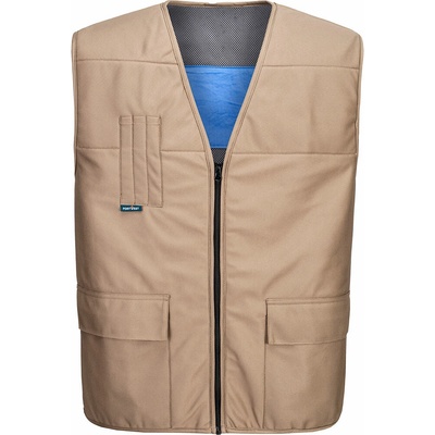 PortWest CV28 Chladivá vesta khaki