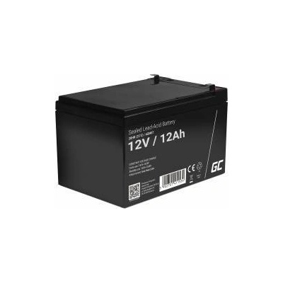 Green Cell Rechargeable Battery AGM VRLA Green Cell AGM07 12V 12Ah (for UPS, alarm, toys, motor)