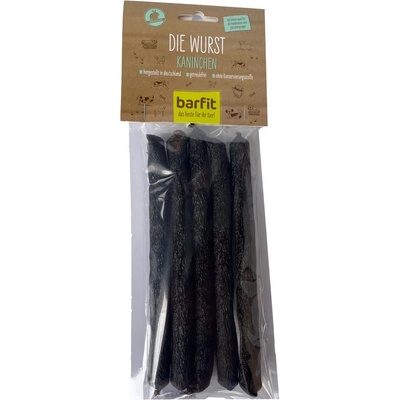 BARFIT Klobásky S králičím masem 5 ks 175 g