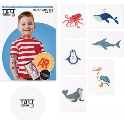 Živé tetovačky pre deti Morské zvieratá TATTonMe