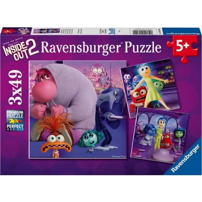 Ravensburger - Puzzle 3x49 In the head 2 - 40 - 99 piese