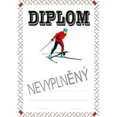 VIZINGR Lyžování diplom A4 č.23