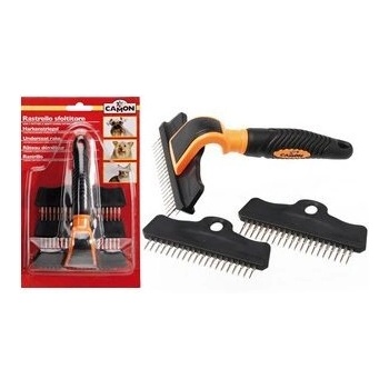 Camon Гребен за кучета - гребло 3 в 1 , 3 сменяеми гребена