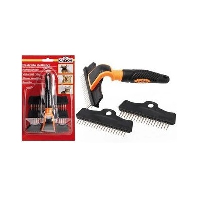 Camon Гребен за кучета - гребло 3 в 1 , 3 сменяеми гребена