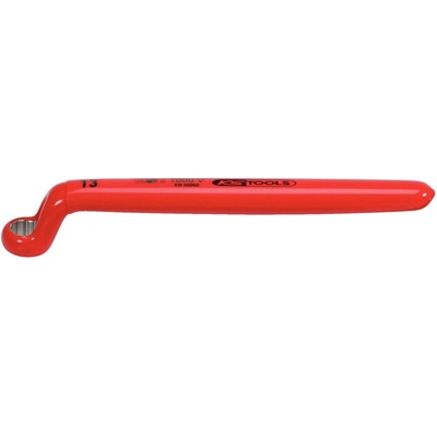 KS Tools Očkový kľúč s ochrannou izoláciou zalomený 18 mm 117.1318