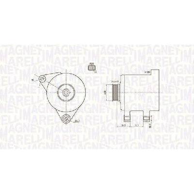 Generátor MAGNETI MARELLI 063731789010