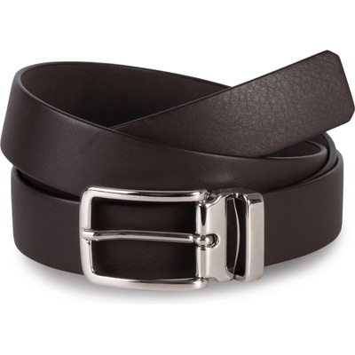 Kariban K-Up klasický kožený opasek KP 807 dark brown
