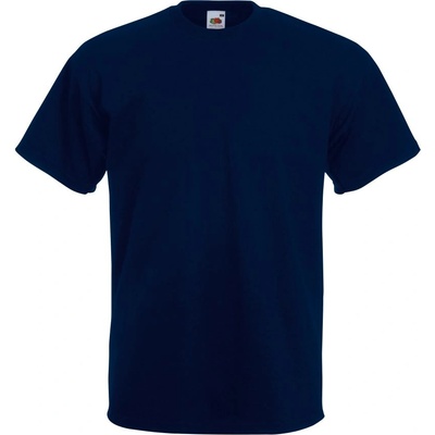 Fruit of the Loom SUPER PREMIUM T / Мъжка памучна тениска с къс ръкав - тъмносиня M (161044a3602)