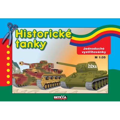 Historické tanky Jednoduché vystřihovánky – Zboží Dáma