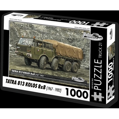 Retro cars NÁKLADNÉ VOZIDLO Tatra 813 Kolos 8x8 1967-1982 1000 dielov