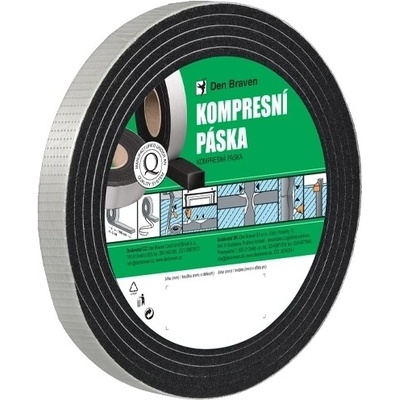 Debbex Kompresní páska pro spáry oken a dveří 20 x 15 mm x 12 m