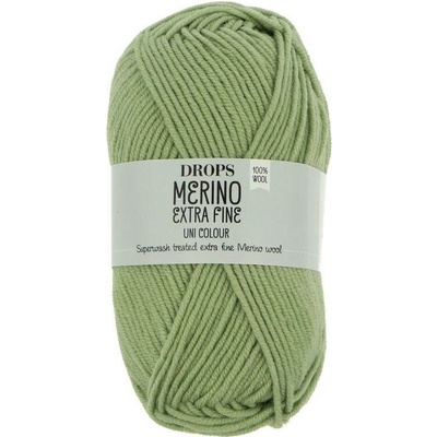Drops Merino Extra Fine Uni Colour 26 hráškově zelená