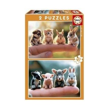 Educa Пъзел Educa Baby Animals (2 броя)