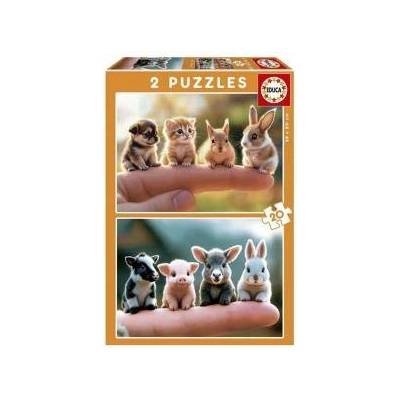 Educa Пъзел Educa Baby Animals (2 броя)