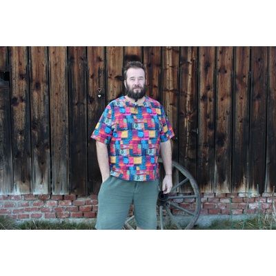 Pánské tričko Patchwork