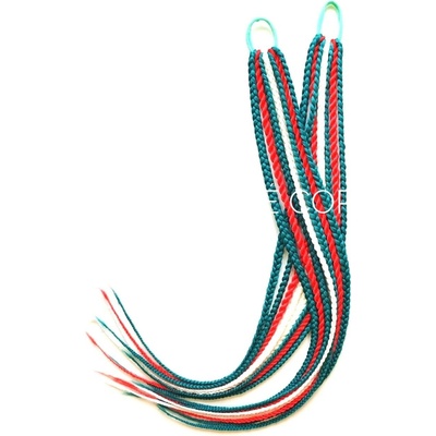 VYSNIVANE COPIKY Copíková gumička detská set 2 kusy - Green/Red/White