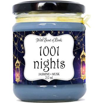 Image 1 of With Scent of Books Ароматна свещ - 1001 nights, 212 ml (1001N_212)