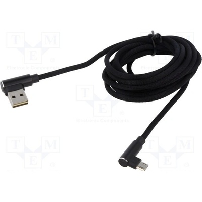 Savio CL-162 USB 2.0, 2m, černý