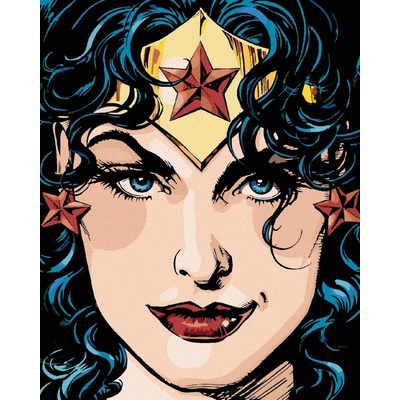Zuty Wonder woman přebal komiksu 40×50 cm bez rámu a bez vypnutí plátna 8596530192961